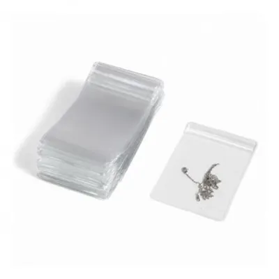 파우치 주얼리 보관 100P 지퍼백 악세사리 휴대용 투명 7x10cm 팔찌보관 귀걸이포장 반지보관 악세사리정리