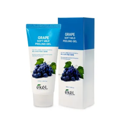이켈 포도 소프트 마일드 필링젤 100ml 스크럽 얼굴각질제거 각질제거제