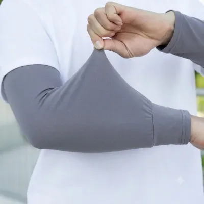 민무늬 루즈핏 쿨토시 자외선차단 아이스팔토시 냉감토시 등산 낚시 조깅 골프 다용도 헐렁한쿨토시