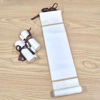 무지 족자 37x10cm 그림 캘리그라피 서예 DIY 체험학습 수업