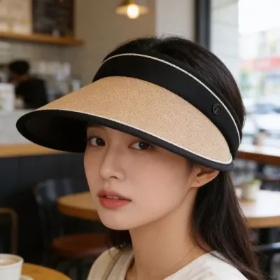 접이식 썬캡 모자 여름 야외 활동 휴가 여행 자외선 차단용 가림막