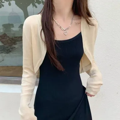 여름용 얇은 가디건 여름 숏가디건 짧은 가디건 차량용 실내용