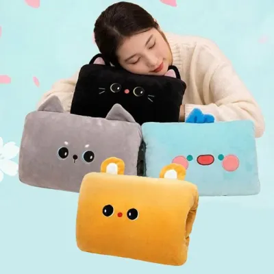 애니멀 낮잠 손목 쿠션 인형 캐릭터 등받침