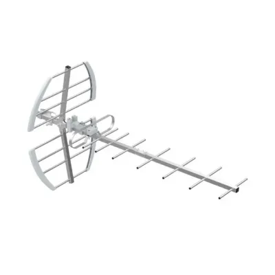 4K UHD 디지털 TV 옥외용 안테나 실외형 10-16dBI 고화질지원 지상파 방송 시청 옥상 벽면 외부설치