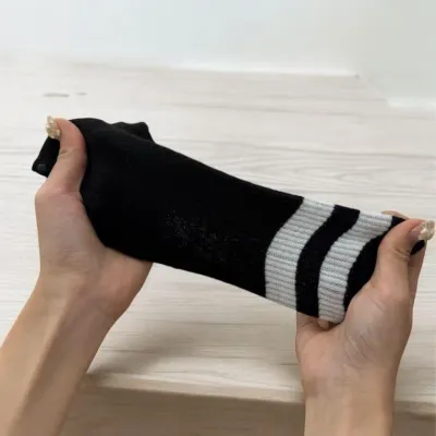 논슬립 요가 필라테스 양말 블랙 미끄럼 방지 삭스