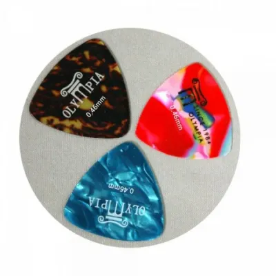 Cjf132 TRIANGLE 0.46mm 삼각통기타피크 기타피크