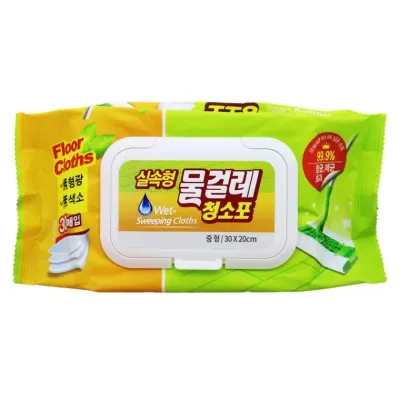 물걸레 청소포 실속형 리필 중형30x20x30매