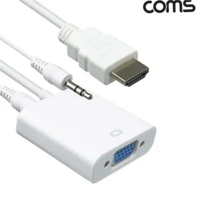 hdmi vga 컨버터 hdmi 변환기 음성 디스플레이 모니터 오디오 케이블 3.5mm 데스크탑 셋톱박스 고해상도
