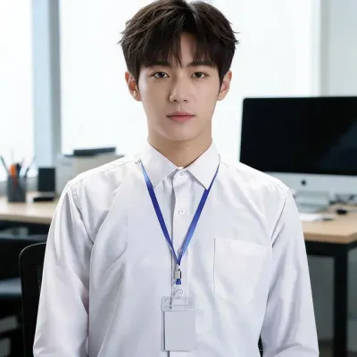 사원증 목걸이 줄 명찰케이스 홀더 사무실 출근룩 데일리 감성 모던 베이직 스타일