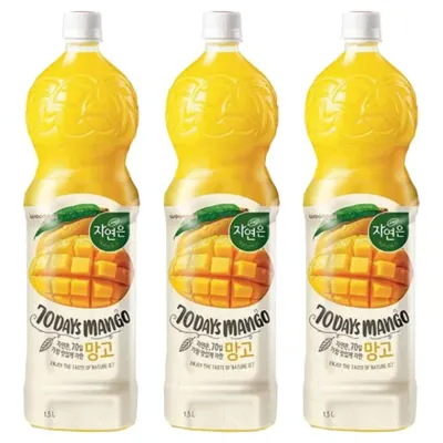 웅진 자연은 망고 주스 1.5L x 12PET