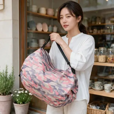 장바구니 쇼핑백 접이식 보조가방 마트 장보기용 여행용 시장가방
