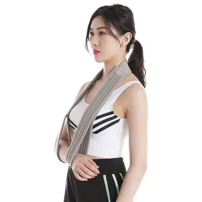 보호 어깨 보조기 지지대 기브스 암슬링 팔고정 보호대 골절 그레이