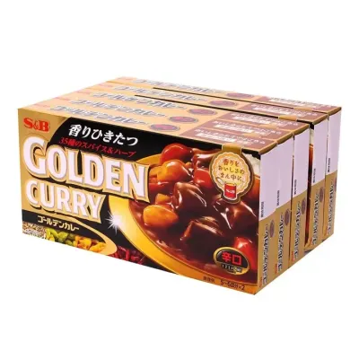 S&B 골든카레 (매운맛) 198g x 5