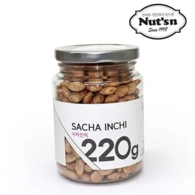 사차인치 씨앗 사차인치 견과류 볶은 고소한 페루산 씨드 영양 식재료 다이어트 슈퍼푸드 오메가 유리병