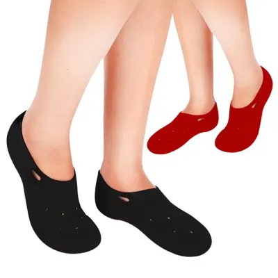[예쁜발 덧신]국산 발열 덧버선 각질보습 보온 양말 서빙 어린이집 미끄럼방지 방한양말