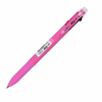 D3 20 3색 볼펜 0.5mm 핑크