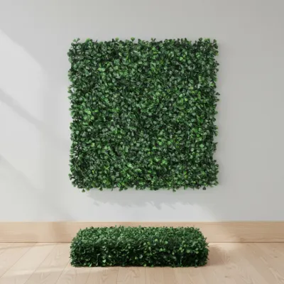 실내 인테리어 벽면 녹화 인조잔디 60x40cm 진초록