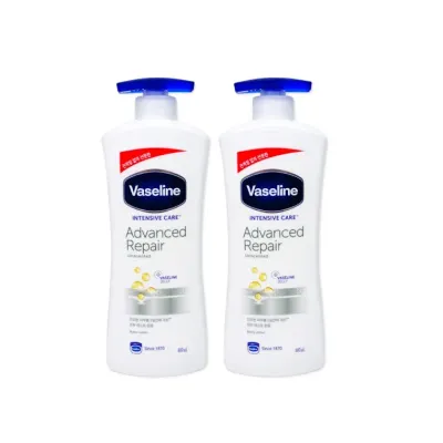 바세린 어드밴스드 리페어로션(600ml)-2개 보습로션 바디로션 민감성피부용