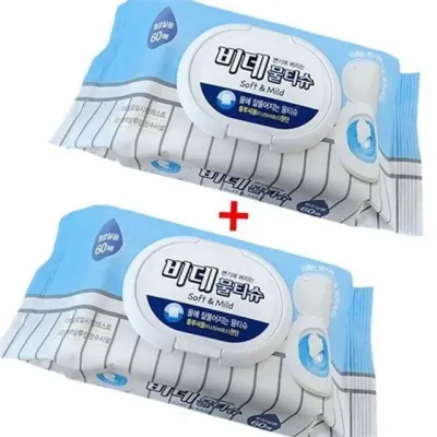 비데 물티슈 변기용 물티슈 녹는 버리는 화장실 유아 풀리는 저자극 어린이 변기 순한 티슈 성인 클렌징