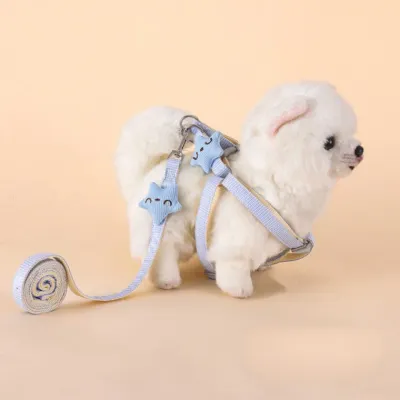 멀티 강아지 리드줄 행복 산책 중소형견 산책줄 목줄