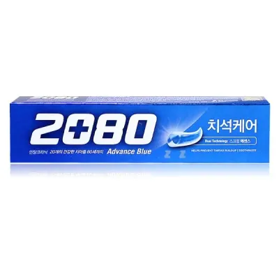 2080 치석케어 어드밴스블루 치약 120g -TJ/칫솔/치실