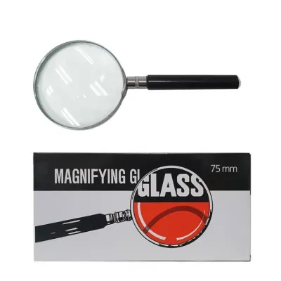 보통 75mm 유리 돋보기 추천 표준 유리 사용법 중형 돋보기