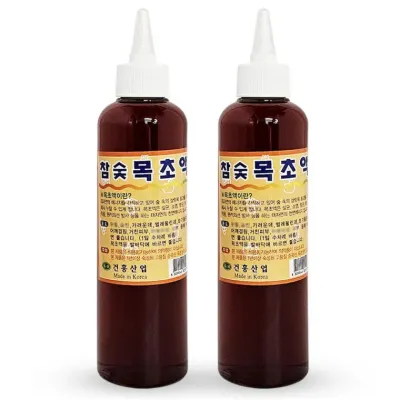 국내생산 1+1 참숯 목초액(대) 250ml 원액 냄새발관리