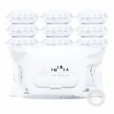 염셀러제안샵 물티슈 100매 10팩 빠른배송 정성포장 유아물티슈 휴대용물티슈