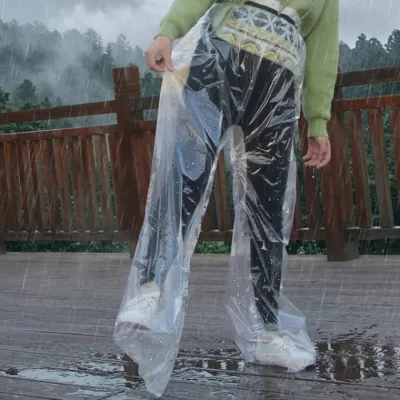 레인 비닐바지 비상용 일회용 바지우비 DD-13494