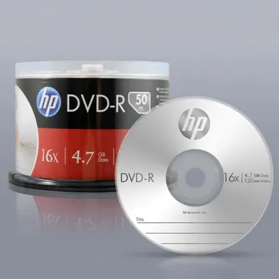 HP Media DVD-R 16x 4.7GB (50P 케익 케이스)