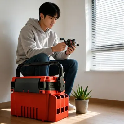 낚시 태클박스 의자 작업대 에기 소품 수납함 캠핑 낚시용품 감성 데일리