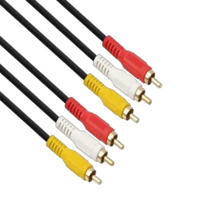 RCA 3선 3m 스테레오케이블 음향케이블 스피커연결선 영상케이블 스피커선