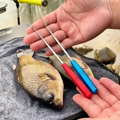 낚시 물고기 바늘 빼기 도구 1+1 훅 리무버 포셉 집게 제거기