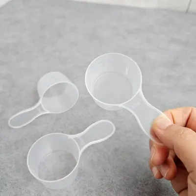 5P 세탁 세제 계량컵 50ml 손잡이 눈금 계량스푼