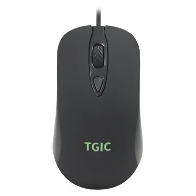 TGIC TGC-GM1 유선 LED 게이밍 마우스 블랙