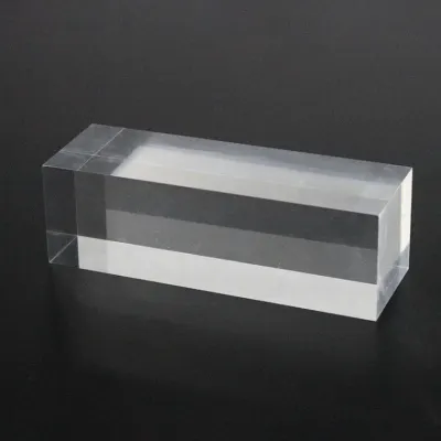 투명 아크릴판 10x3cm 20T 재단 원판 판넬