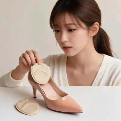 여성 구두 앞꿈치 패드 발바닥 완화 쿠션 데일리 출근룩 오피스 2P