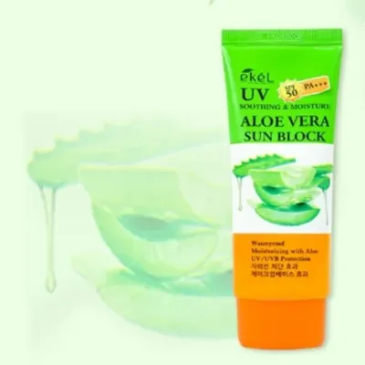 알로에 선블록 70ml 3개 바디썬크림 바디선크림 자외선크림