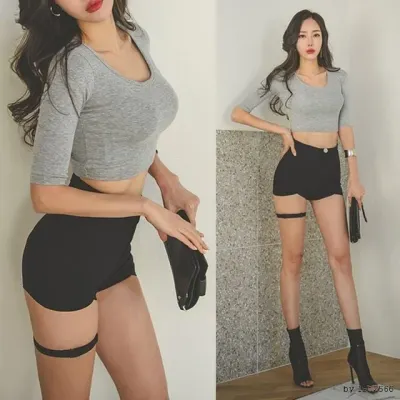 허벅지띠 가터링 세트 심플 밴디지 초커 밴드