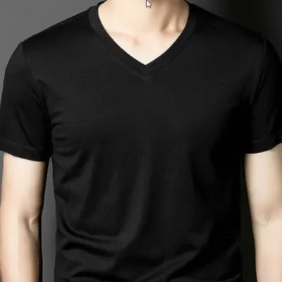 브이넥 반팔티 쿨링 냉감 티셔츠 데일리 이너 여름 통기성 운동복