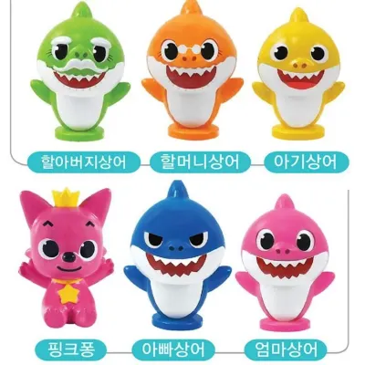 핑크퐁 아기상어 피규어세트 캐릭터 장난감 인형