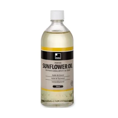 혜명몰 신한 썬플라워오일/해바라기유 200ml - 개 (1개입) 유화기름 유화오일 유화광택기름 유화보조제 오