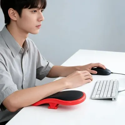 책상 팔받침대 팔거치대 컴퓨터 마우스 팔걸이 암레스트 손목 방지 사무용