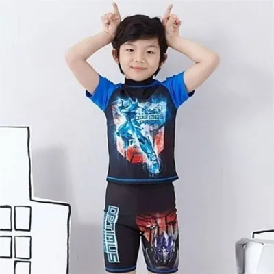 남아 반팔 수영복 남아 래쉬가드 수영복 주니어 상하 어린이 키즈 초등 학생