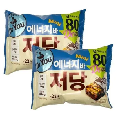 인기 사계절 오리온 닥터유 저당 미니 에너지바 324g 2개 영양 간식