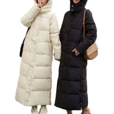 롱패딩 여성 아우터 겨울 후드 점퍼 롱코트 방한 데일리 겉옷