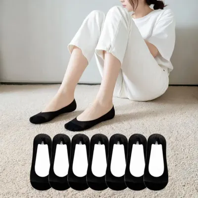 여성 덧신 페이크삭스 7켤레 실내 외출 사무실 학교 운동화 단화 양말