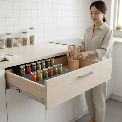 6단 계단식 조미료 정리대 주방 양념통 수납 선반 다용도 진열대
