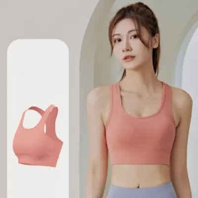 브라탑 여성 요가 필라테스 학생 러닝 브라 요가브라탑 학생브라