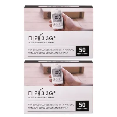 미래 3.3G 플러스 혈당시험지 100매